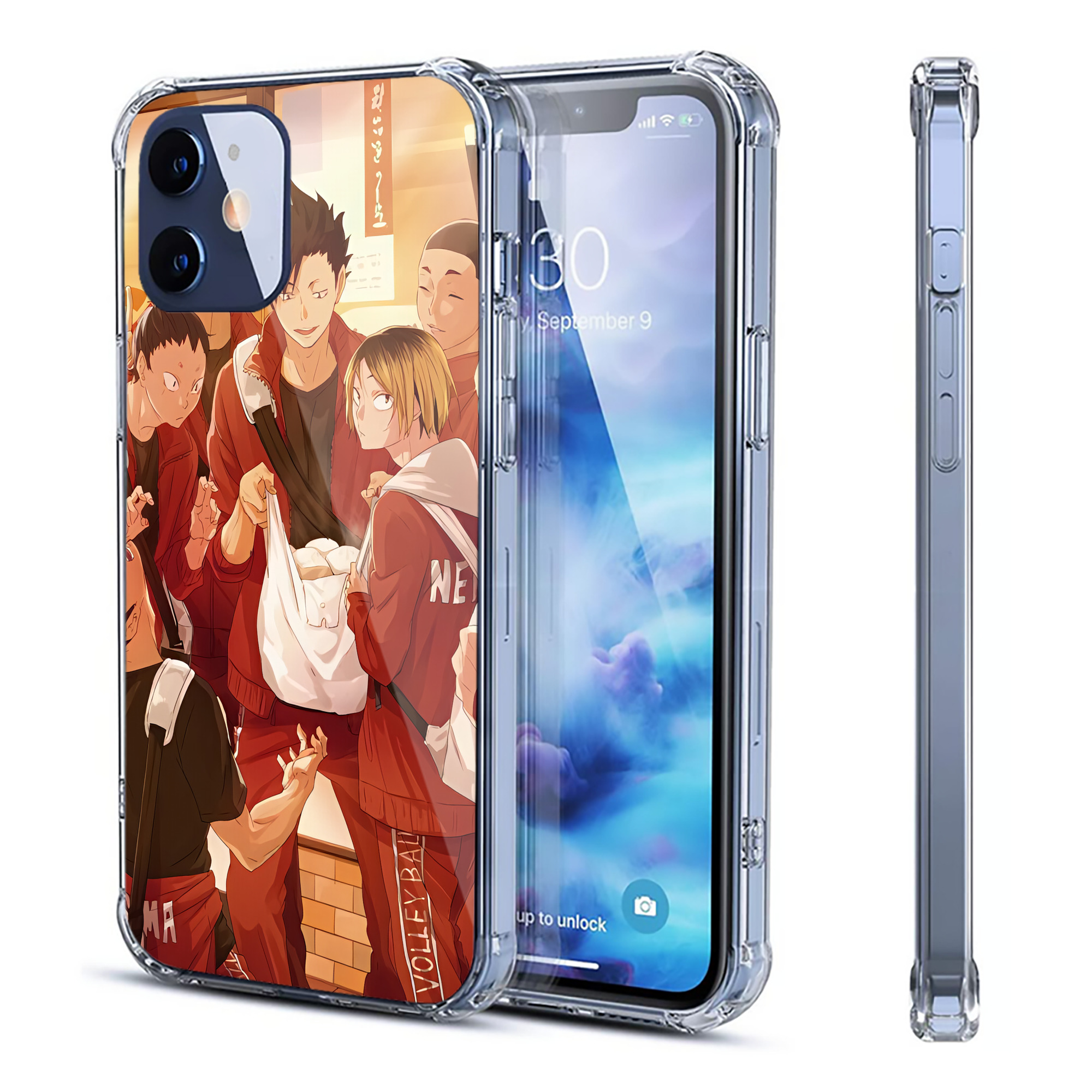 （画像用） ハイキュー!! Haikyu!! 【iPhone 12シリーズ対応】透明スマホケース（クリアソフトケース）